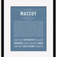 Frame Options | Steele Blue | Black Frame, Matted