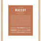 Frame Options | Terra Cotta | Maple Frame, Matted