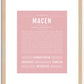 Macen | Name Art Print