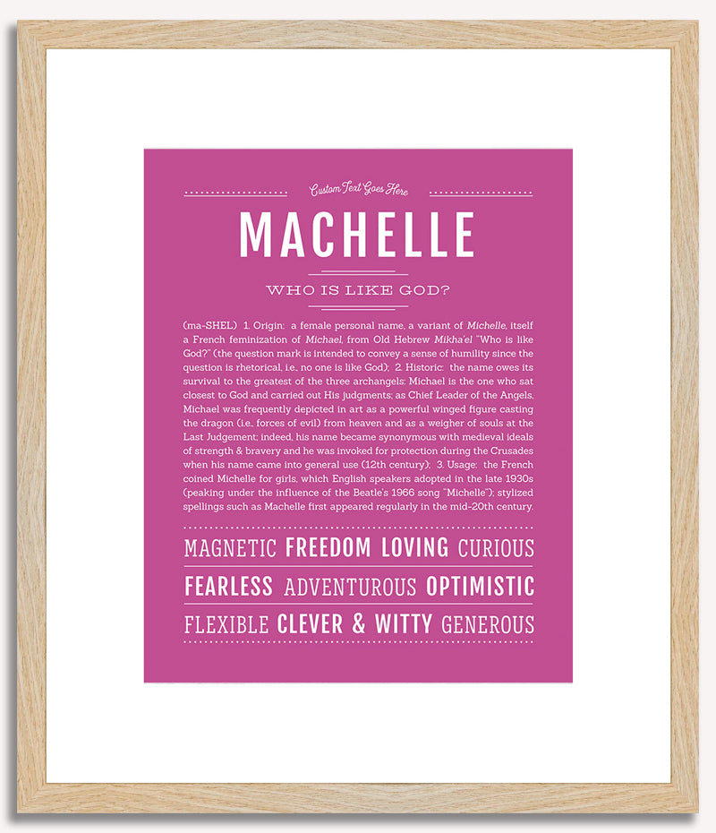 Machelle | Name Art Print