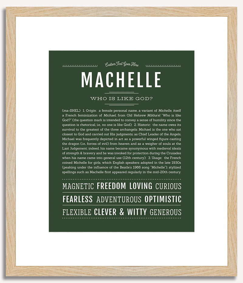 Machelle | Name Art Print