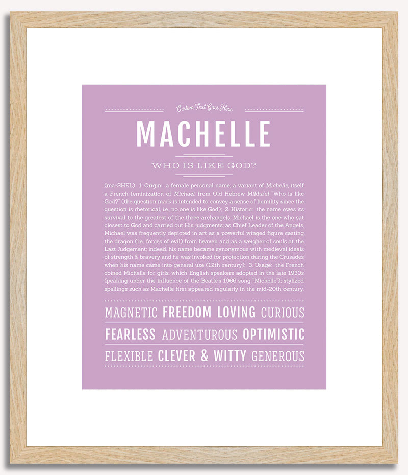 Machelle | Name Art Print