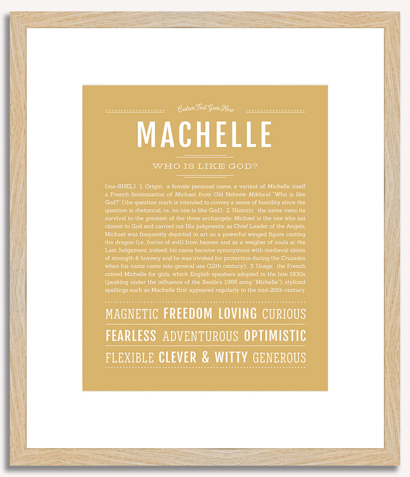 Machelle | Name Art Print