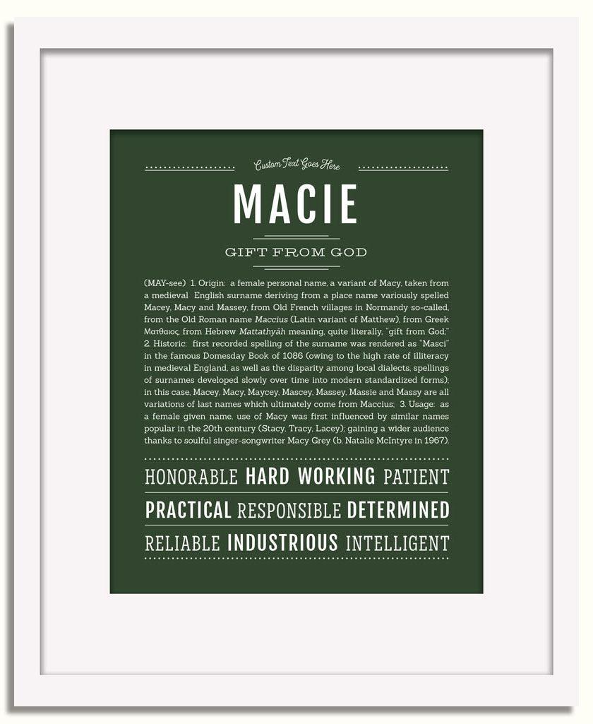 Macie | Name Art Print - Personalized Custom Gifts – Name Stories