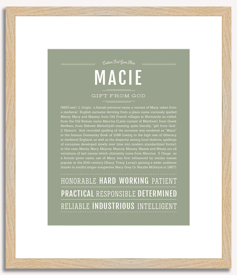 Macie | Name Art Print