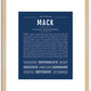 Mack | Name Art Print