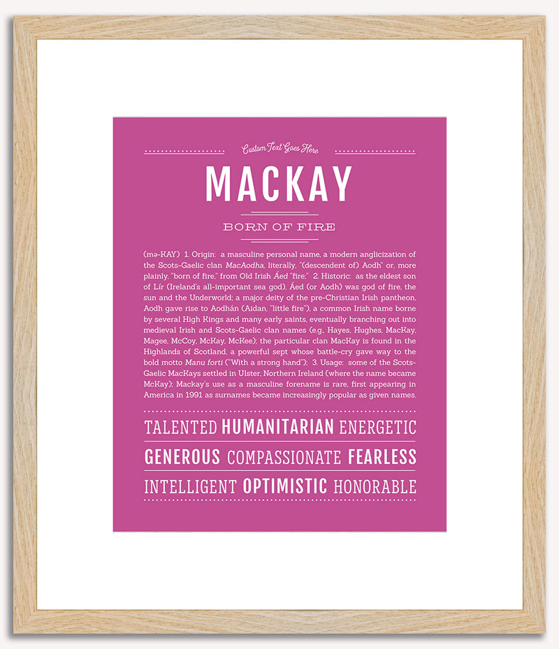 Mackay | Name Art Print