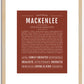 Mackenlee | Name Art Print