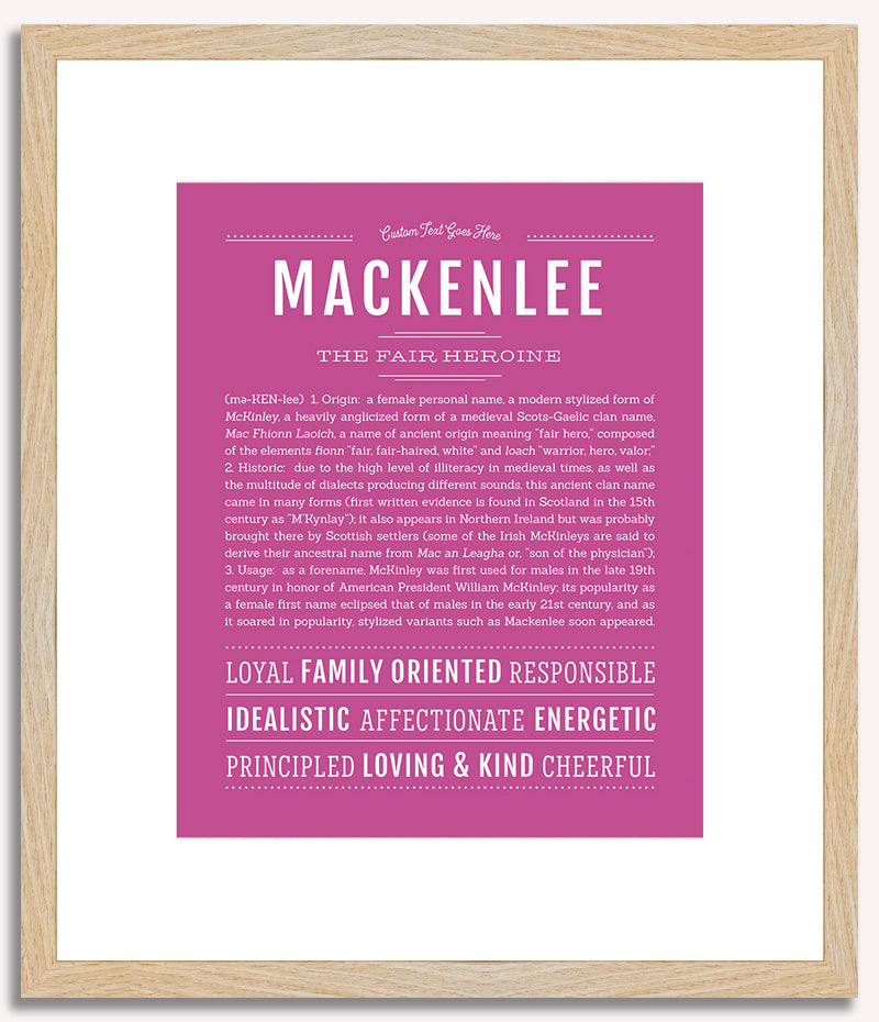 Mackenlee | Name Art Print