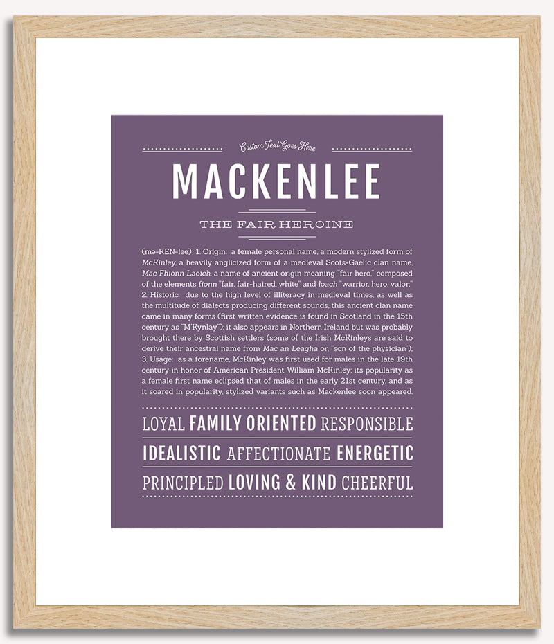 Mackenlee | Name Art Print