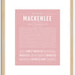 Mackenlee | Name Art Print