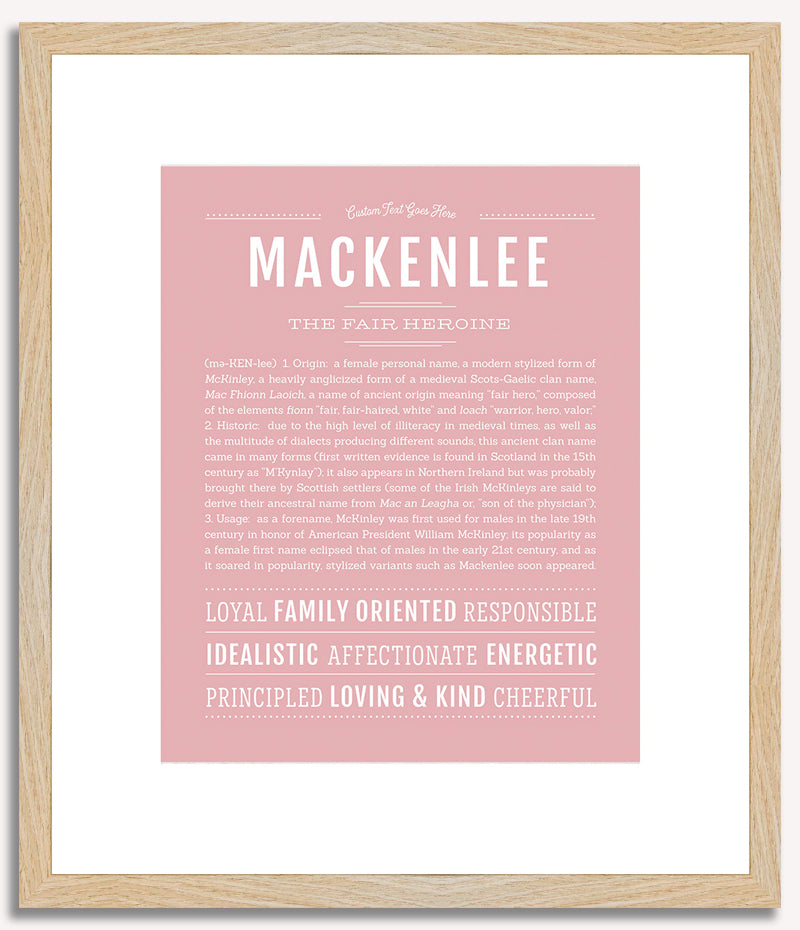 Mackenlee | Name Art Print