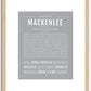 Mackenlee | Name Art Print