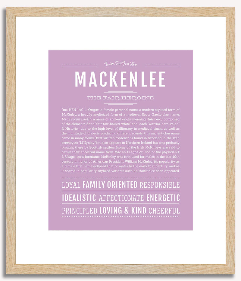 Mackenlee | Name Art Print