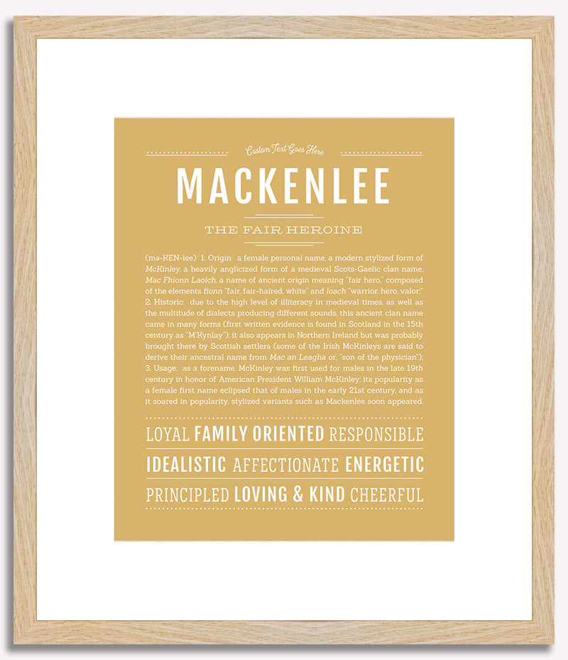 Mackenlee | Name Art Print