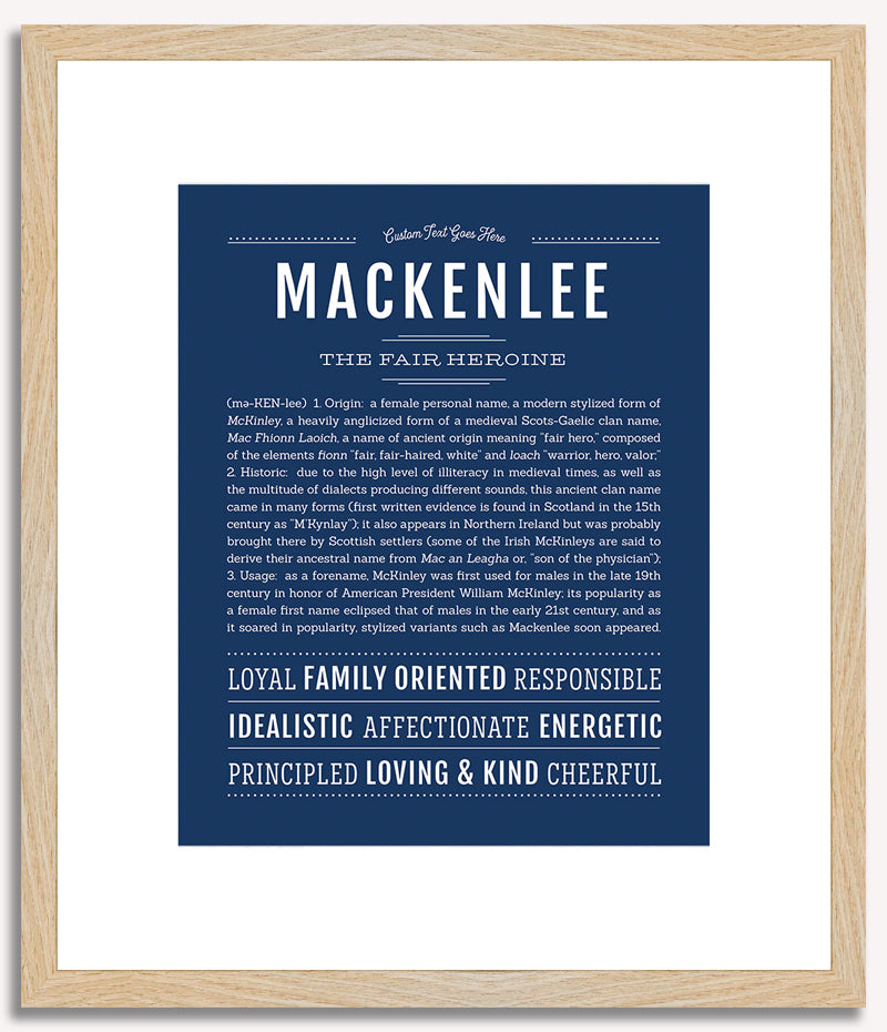 Mackenlee | Name Art Print