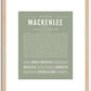 Mackenlee | Name Art Print