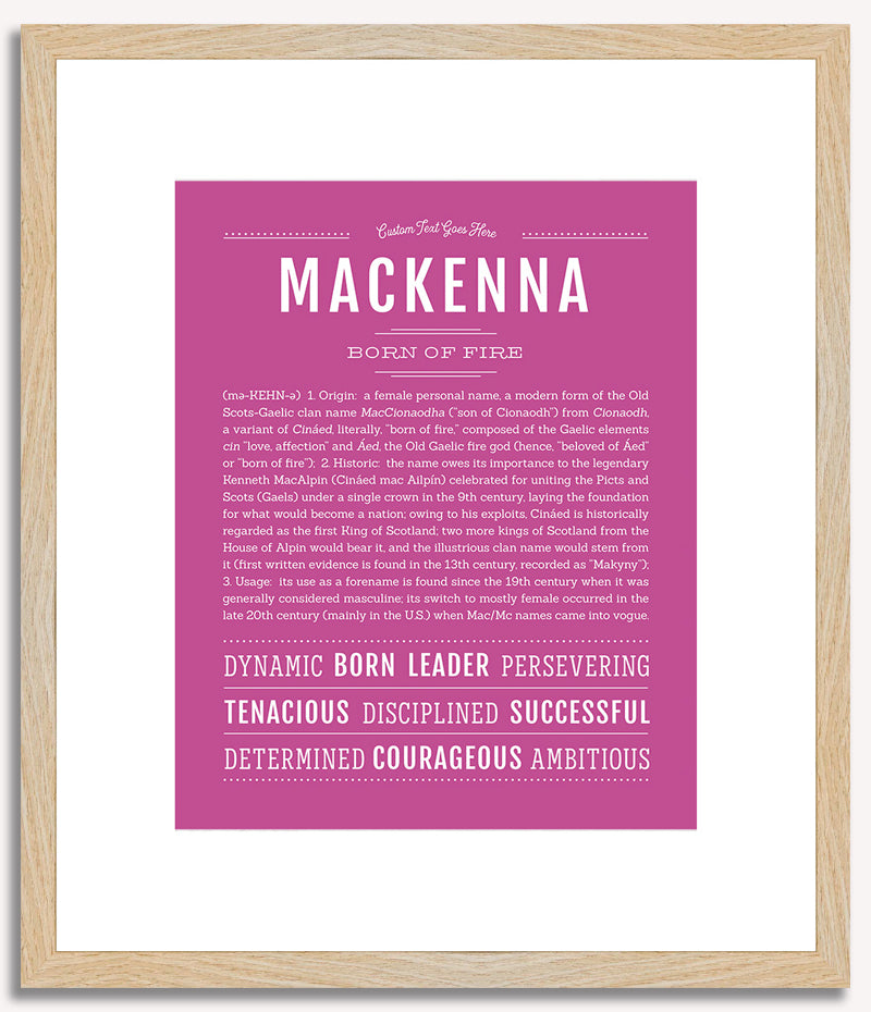 Mackenna | Name Art Print