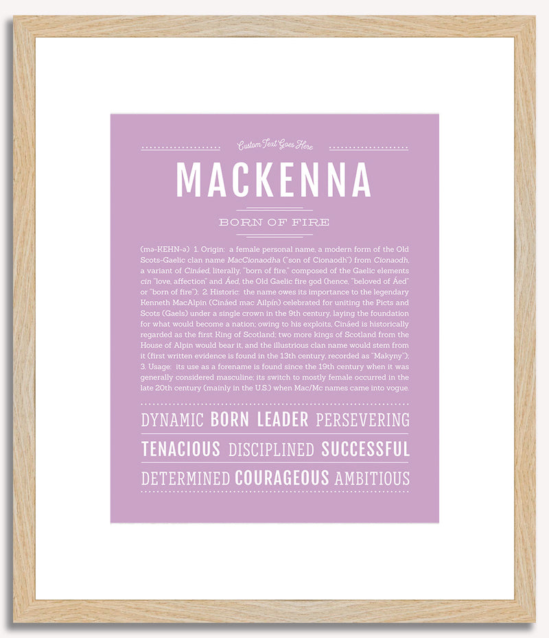 Mackenna | Name Art Print