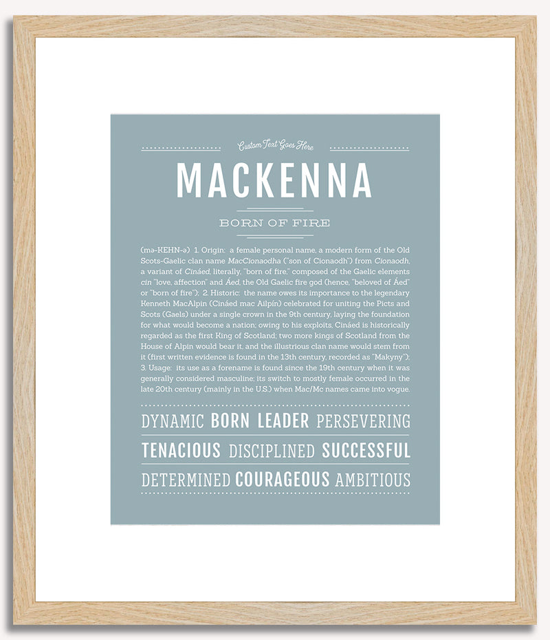 Mackenna | Name Art Print