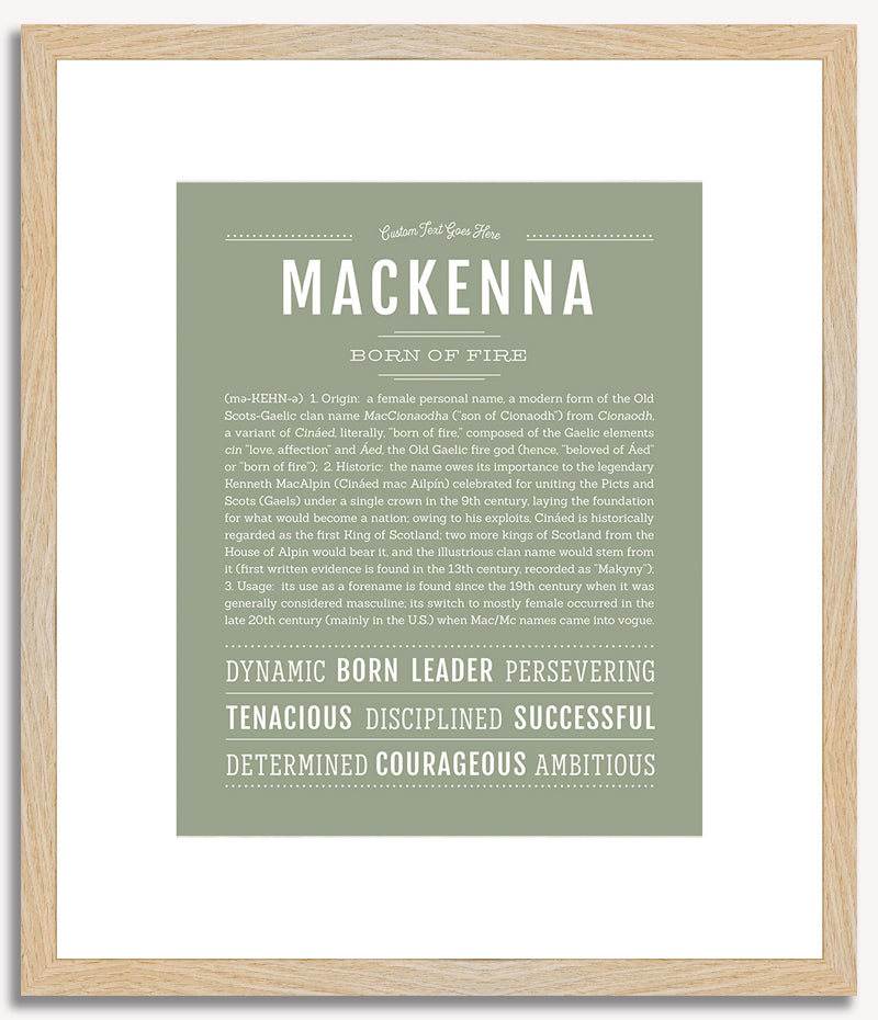 Mackenna | Name Art Print