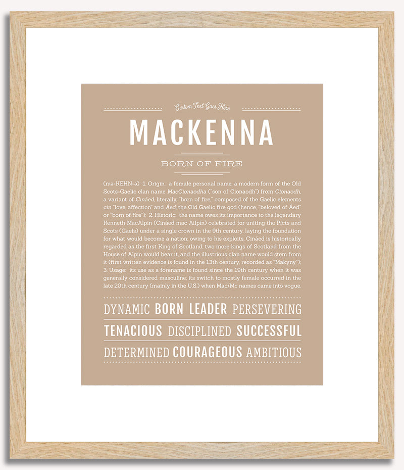 Mackenna | Name Art Print