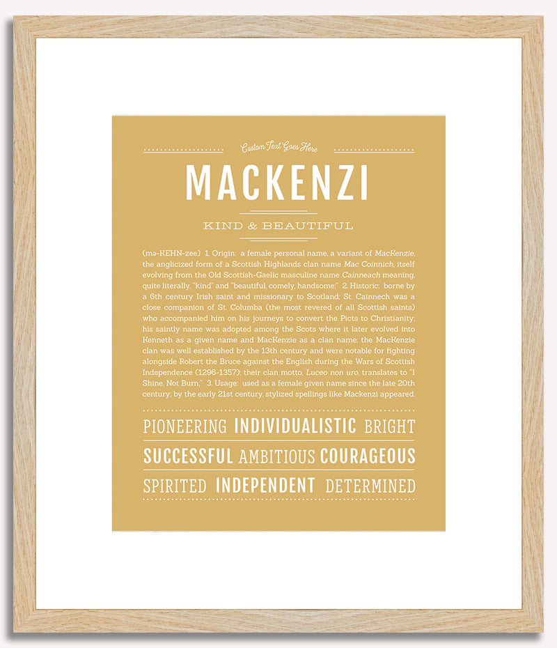 Mackenzi | Name Art Print