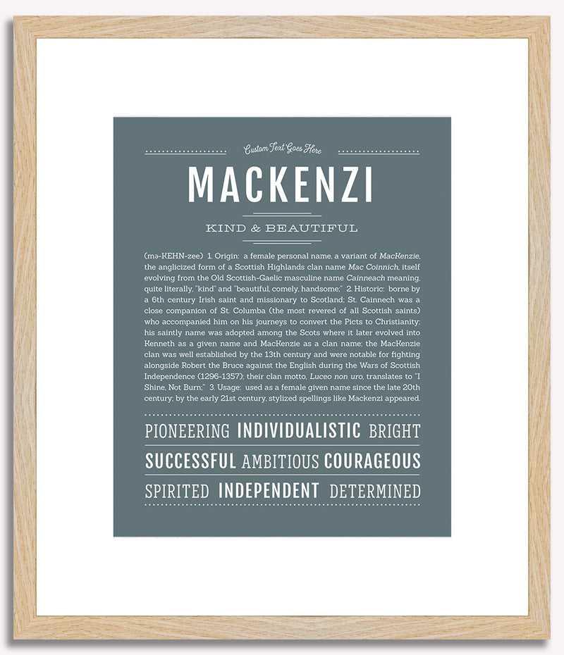 Mackenzi | Name Art Print