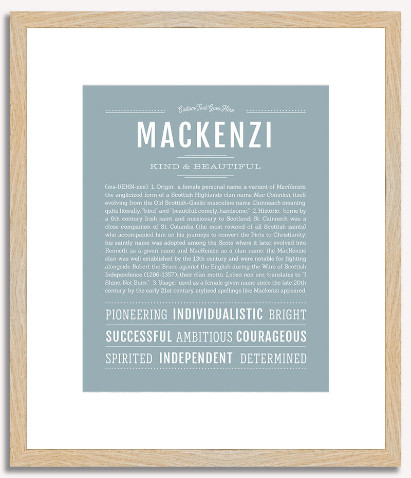 Mackenzi | Name Art Print