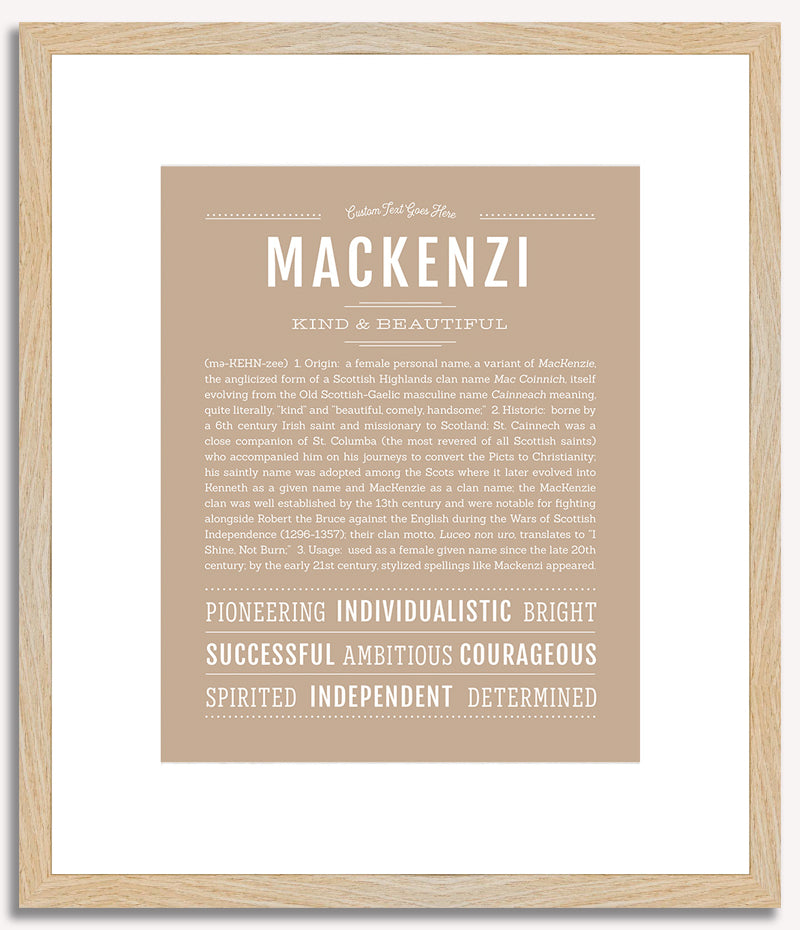 Mackenzi | Name Art Print