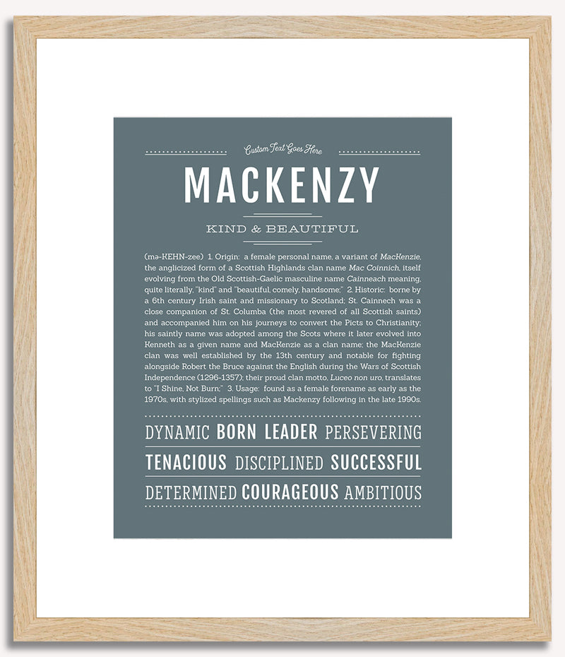 Mackenzy | Name Art Print