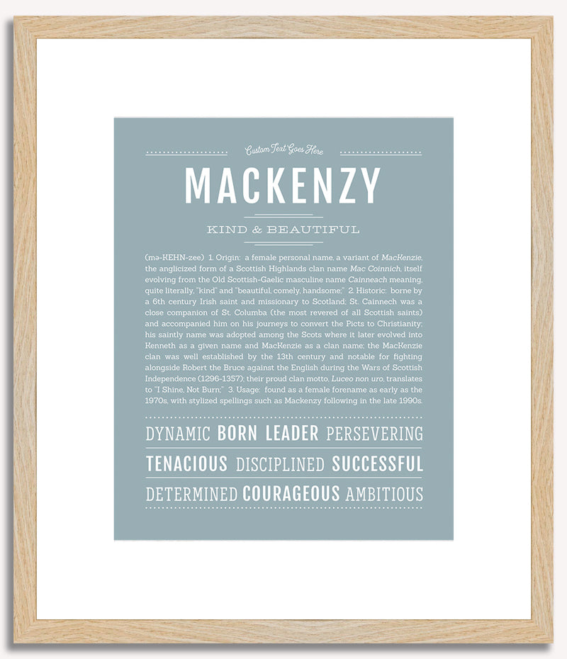 Mackenzy | Name Art Print