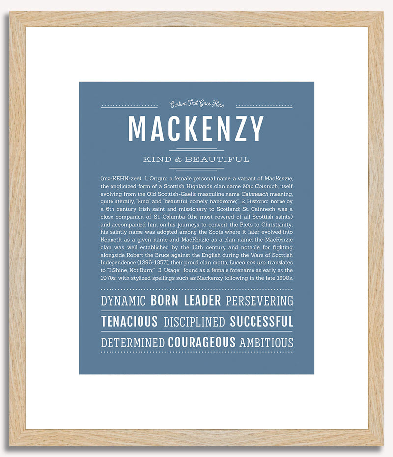 Mackenzy | Name Art Print