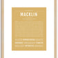 Macklin | Name Art Print