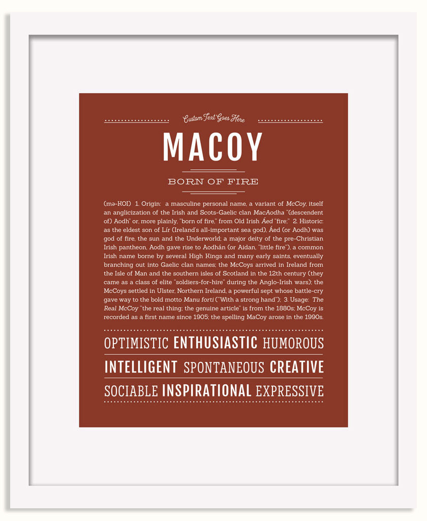 Frame Options | Bordeaux | White Frame, Matted