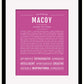 Frame Options | Dark Pink | Black Frame, Matted