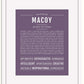 Frame Options | Deep Purple | White Frame, Matted