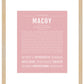 Frame Options | Dusty Rose | Maple Frame, Matted