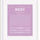 Frame Options | Lilac | White Frame, Matted