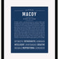 Frame Options | Midnight Blue | Black Frame, Matted