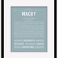 Frame Options | Powder Blue | Black Frame, Matted