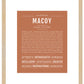Frame Options | Terra Cotta | Maple Frame, Matted