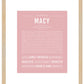 Frame Options | Dusty Rose | Maple Frame, Matted