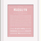 Frame Options | Dusty Rose | White Frame, Matted