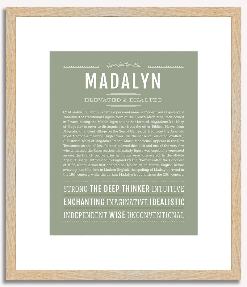 Madalyn | Name Art Print