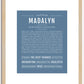 Madalyn | Name Art Print