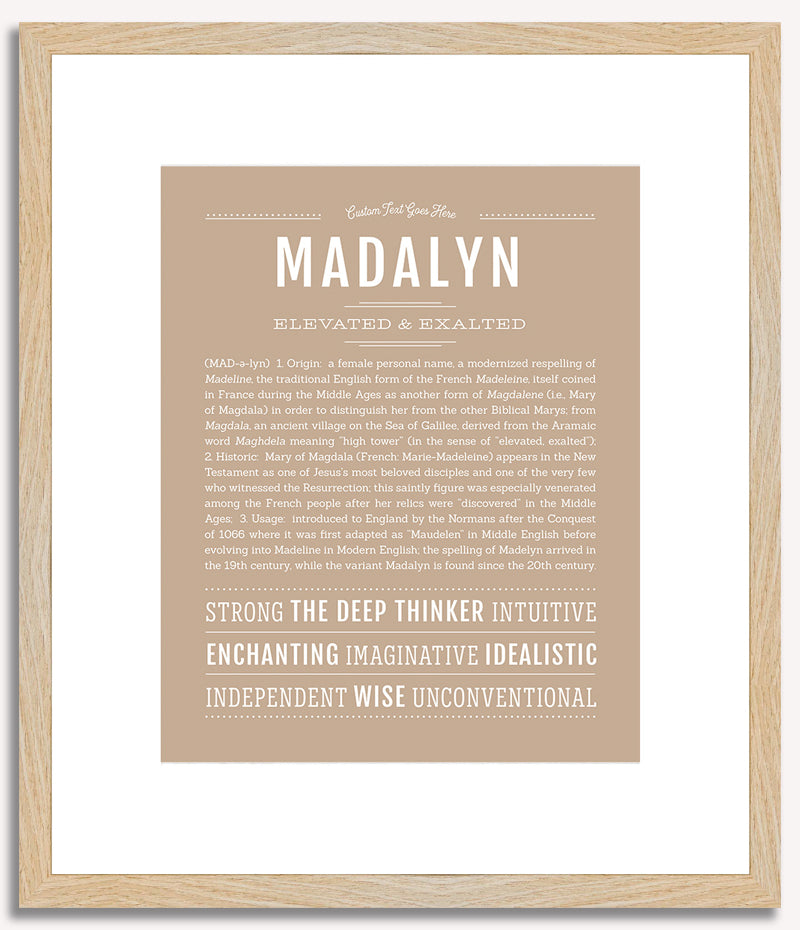 Madalyn | Name Art Print