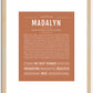 Madalyn | Name Art Print