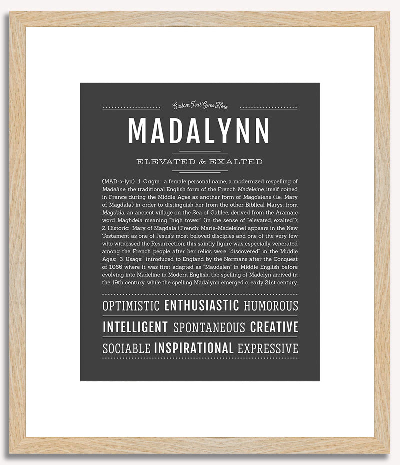 Madalynn | Name Art Print