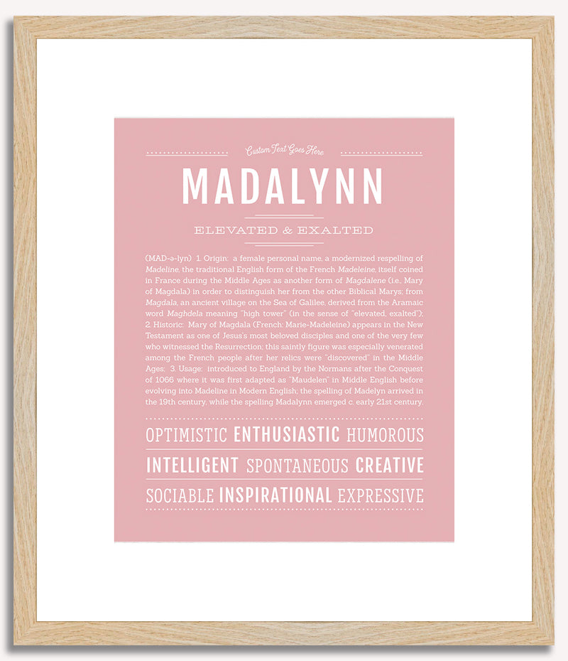 Madalynn | Name Art Print